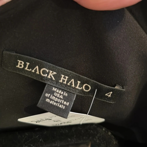 Black Halo Jevette Baily Print Sheath  Floral Dress - Picture 8 of 11